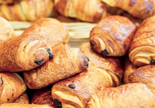 Viennoiseries au camping Le Lac des Rêves