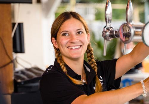 Le bar du camping La Réserve