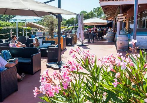 Le restaurant au camping La Plage