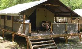Hébergement du camping Mimizan Lac