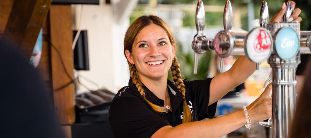 Le bar du camping La Réserve