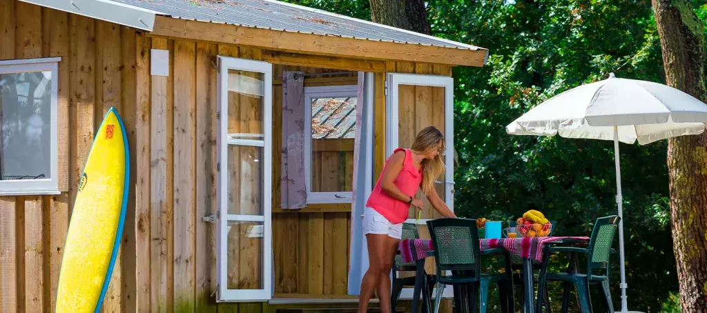 Profitez des natur'house au camping Les Embruns 